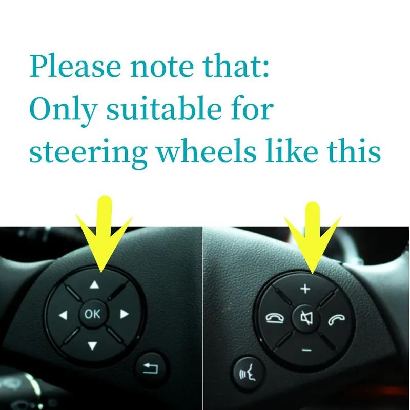 Autoteile Für Mercedes Benz C E S GLK Klasse W204 W212 W221 X204 Lenkradknopf Zierleiste Autoaufkleber Innenraumzubehör