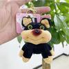 Cute Plush Bee Bag Charm Keychain Soft And Fluffy Adorable Gift For Girls Kids And