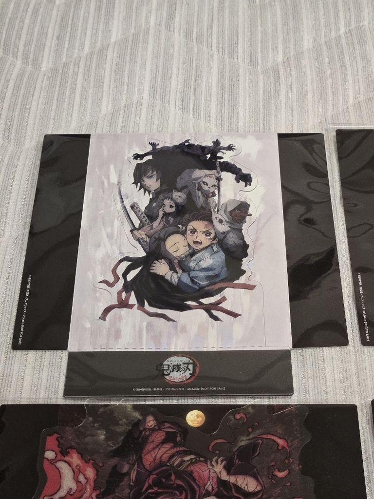 [USED] Demon Slayer Theater admission bonus "Key Visual Clear Stand" complete set of all 12 types