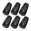 Trekking Pole Cap Set of 6 Rubber Cap Climbing Stock Protection Walking Pole Cap Anti-Slip Rubber Cap Terminal Protection Cap Replacement