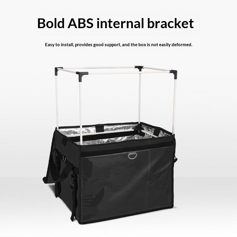 Thick Waterproof Insulated Delivery Bag For Shippers 22L 32L Shoulder Strap Included Large Capacity