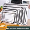 ZISIZ 304 Stainless Steel Serving Tray