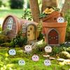 100/200 ks Svítící Mini Pryskyřičný Duch Strom Víly Dekorace Svítí ve Tmě Pohádková Zahrada pro Dort/Oslavu Dekor Svítící Miniatura