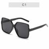 Occhiali da sole quadrati oversize per donna e uomo Occhiali da vista con protezione UV Occhiali da sole retrò con montatura grande Tonalità alla moda
