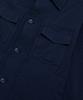 Mindbridge [Couture] Navy Two-Tone Seersker Oversized Trucker Jacket