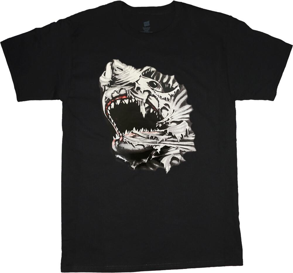 Big and Tall T-shirt Mens Graphic Tees Funny Shark Attack Shirt King Size XXXL