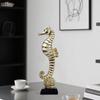Creative Gold-plated Mermaid Statue Living Room Decoration Marine Organism Ornaments Resin Sculpture Room Aesthetic Decor