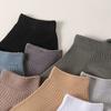 Men's Spring and Summer Short Socks, Vertical Cotton Socks, Combed Cotton Antibacterial Men's Short Socks