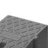 Rampe de trottoir en plastique Hauteur 13cm Seuil Rampe d'accès Raccordement libre Pente antidérapante Rampe Noire