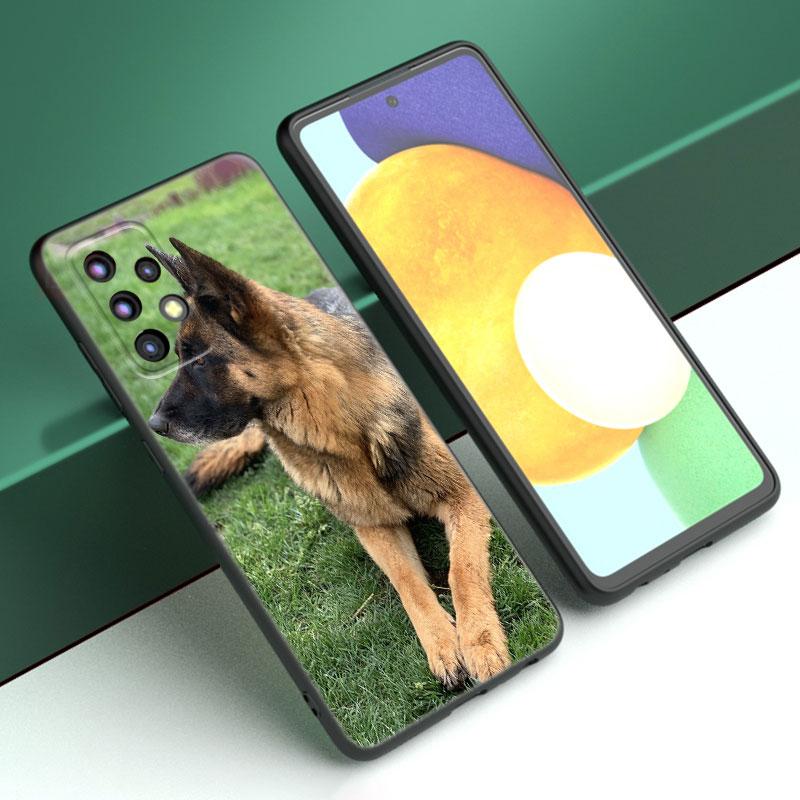 German Shepherd Dog Phone Case For Samsung A13 A22 A24 A32 A23 A25 A34 A35 A52S A53 A54 A55 A73 A12 A14 A15 A31 A33 A50 A51 A72