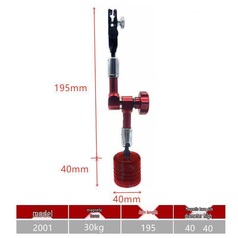 Universal Magnetic Dial Stand W-6B for Lever and Mechanical Dials, Large and Small Sizes
