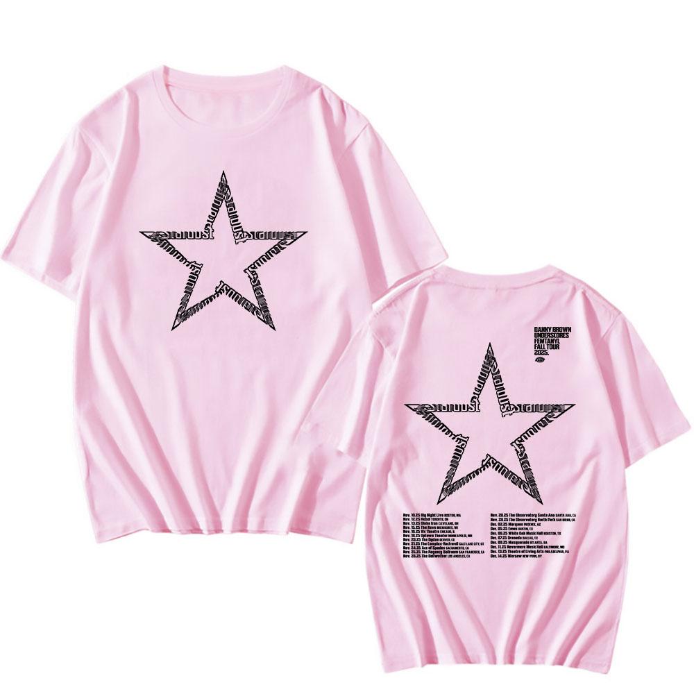 Danny Brown Stardust Tour Tshirts Unisex Clothes Cotton Short Sleeve Tee Fashion T-shirt Graphic Tees