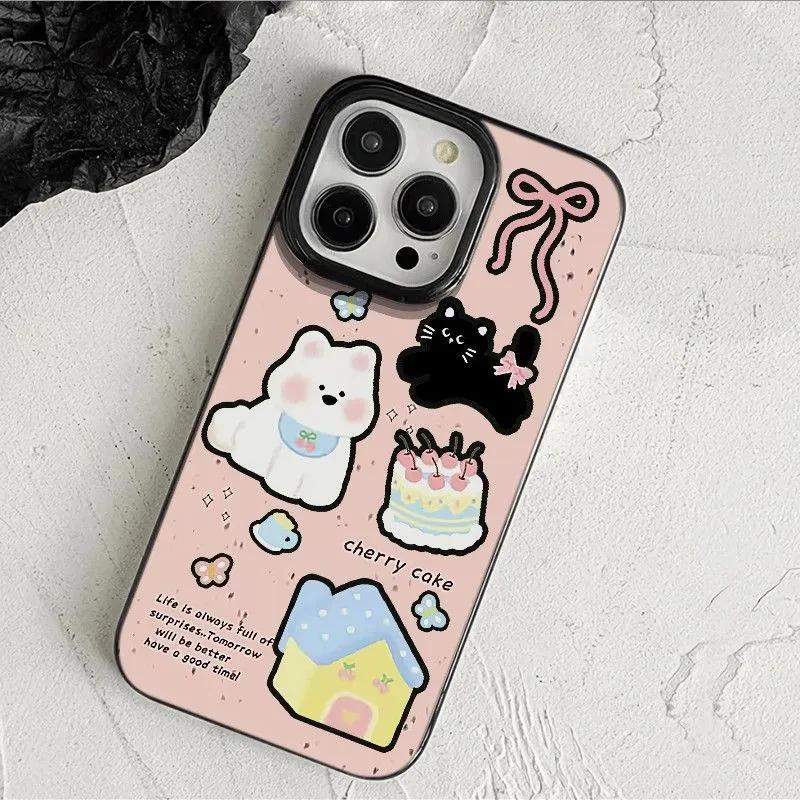 West Highland Cat for Apple 15/16plus Mobile Phone Case for IPhone13/14 Anti-fall Cartoon Jelly Case X