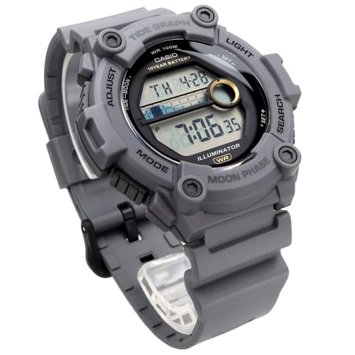 Casio CASIO Digital Men's Watch with Tide Graph & Moon Data Display Function WS-1300 Series Overseas Model (Dark Gray WS-1300H-8AV)