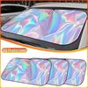 UV Protection Curtain Car Front Window Sun Shade Laser Layer Heat Shield Cooling Folding Windscreen Visor Styling Accessories
