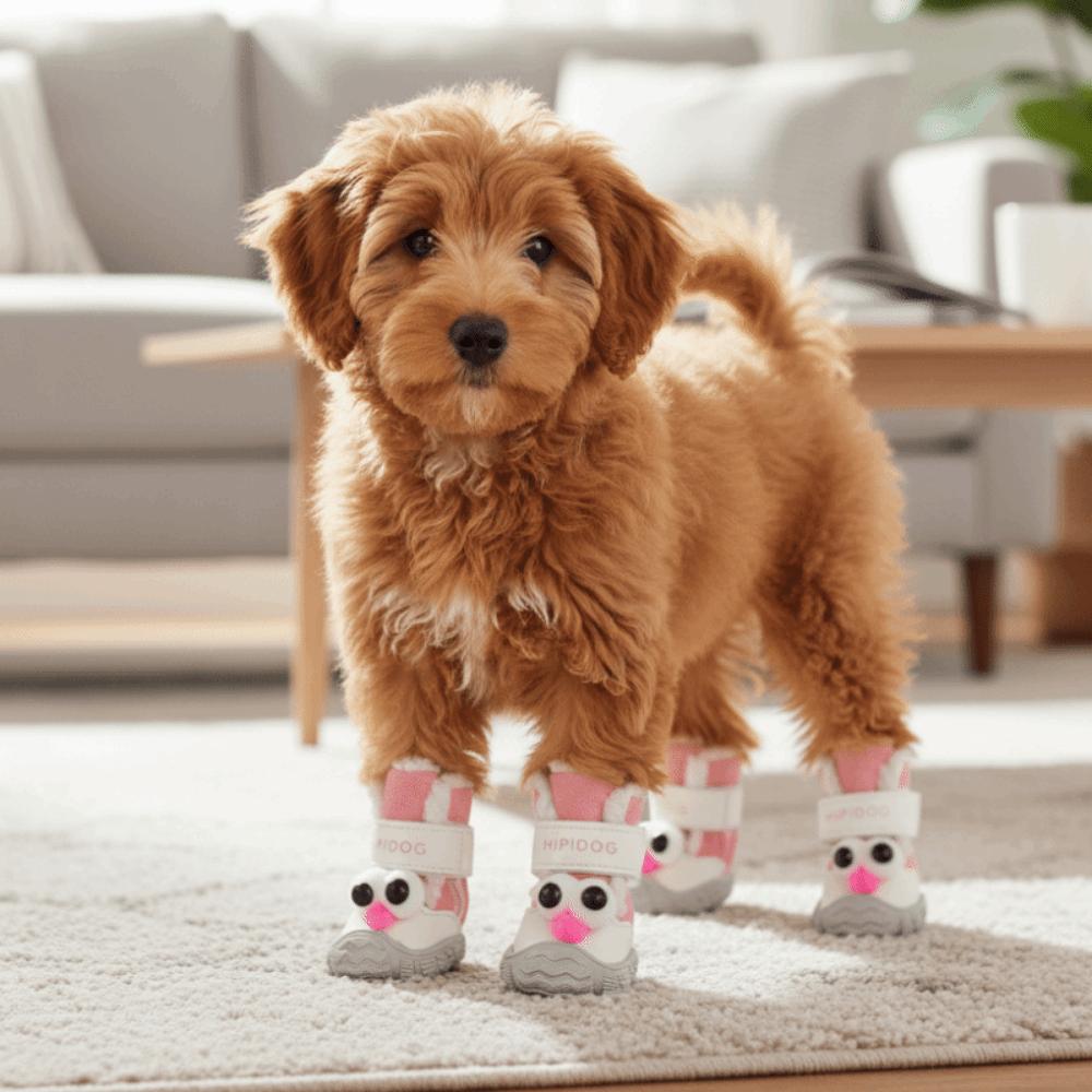 Protiskluzové sněhule pro domácí mazlíčky Odolné psí fleecové boty Pohodlné boty pro domácí psy Venkovní