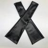 Long Arm Warmer Fingerless Gloves Black Women Gloves PU Leather Gloves  Dance Performance