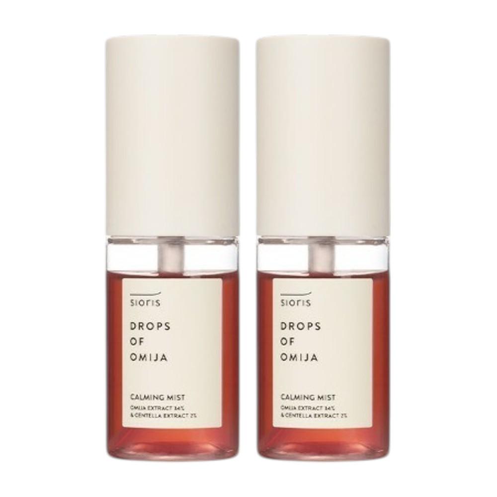 SIORIS Drops of Omija Calming Mist Mini [Set of 2] Organic Schisandra Soothing & Vitalizing Dual-Phase Mist 30ml x 2ea