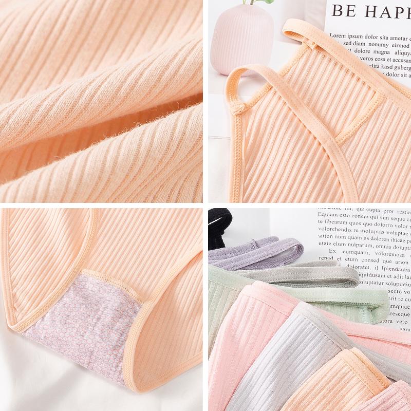 Perizoma Sexy Mutandine di Cotone Senza Cuciture Traforate Mutandine Intimo Donna Lingerie Femminile Intima