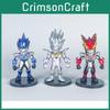 Ultraman Cartoon Character Mini Model Ornament Six Pieces Set For Fans And Giftgiving