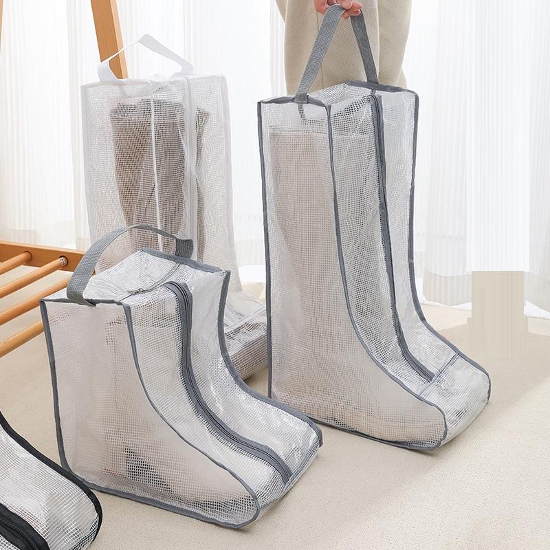 

Сумка для хранения обуви, трехмерные прозрачные, сезонные длинные ботинки, короткие сапоги, пыленепроницаемые и влагонепроницаемые сумки, товары для дома