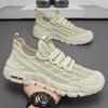 Mens Breathable Hollow Out Mesh Thick Sole Casual Sports Walking Sneakers