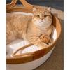 Scratch Resistant Cotton Rope Cat Bed Handwoven Pet Nest Breathable Summer Cool Mat Four Seasons Universal Bed for Cats Small Dogs