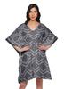 Moomaya Printed Women Kaftan Cover Up Beachwear Short Caftan Cover Up Dress