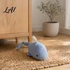 Fabric Door Stopper Sand Filling Weighted Whale Doorstop Plush Sea Animal Decorative Heavy Duty Doorstop Stopper for Home Bedroom Shape