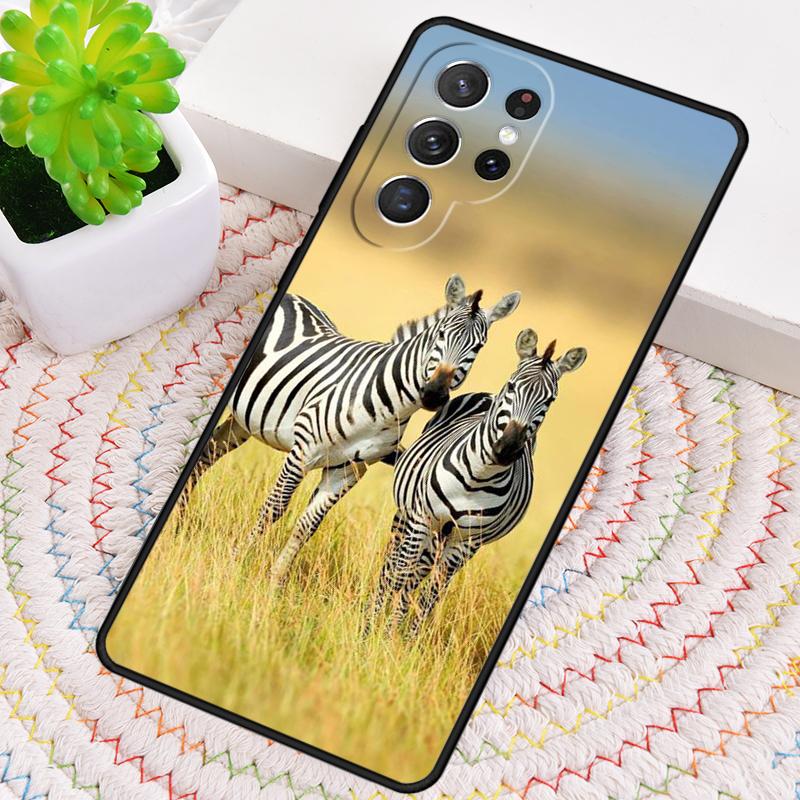 Zebra Animal TPU Phone Case For Samsung Galaxy note 10 pro S26 S25 S24 S23 S22 Ultra Plus S21 FE S20 Shockproof Cover