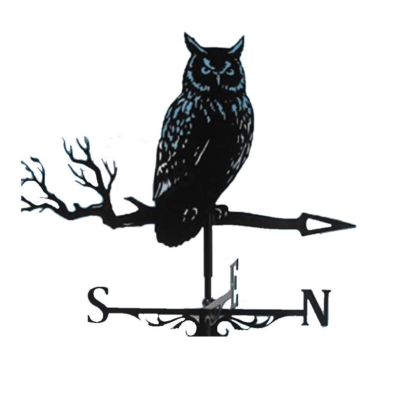 Häxa Flygande Drake Järn Vädertallrik Dekor Rostfritt Stål Metall Hantverk Dekor Trädgård Vädertallrik Vindriktningsvisare