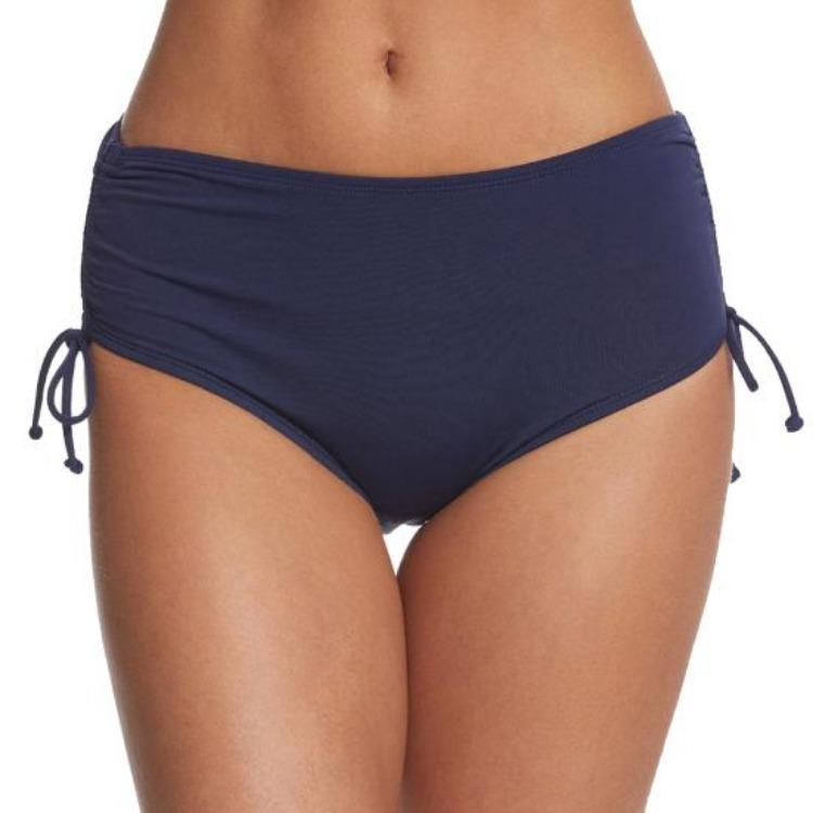 Women Bathing Suit Swim Shorts V Cut Bikini Bottom Adjustable Drawstring Ruched Side Board Shorts Boyshorts