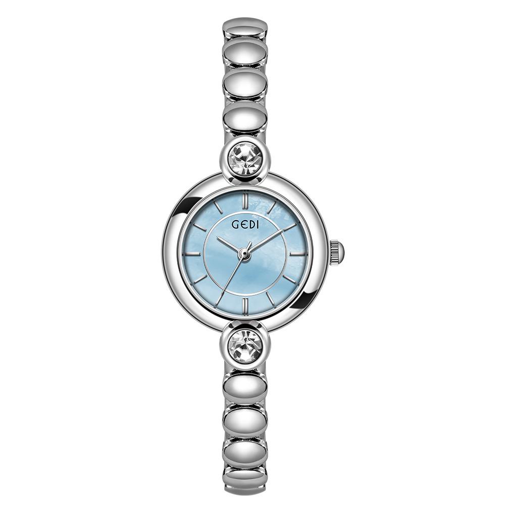 

UTHAI CQ374 Модные женские часы, водонепроницаемые изысканные часы с кварцевым механизмом и браслетом из сплава, часы класса люкс, подарок, часы для женщины