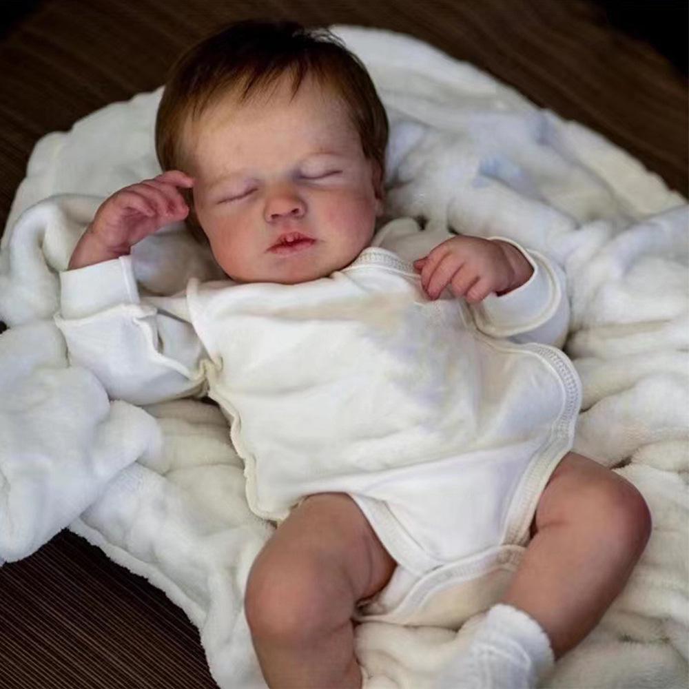 

49cm Reborn Baby Doll LOULOU with Realistic 3D Skin Veins