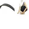 Used Abbey Tote 9539 130736 7924 Logo Double G Calfskin Shoulder Bag in GG Canvas Black Women's from Japan AUTHENTIC