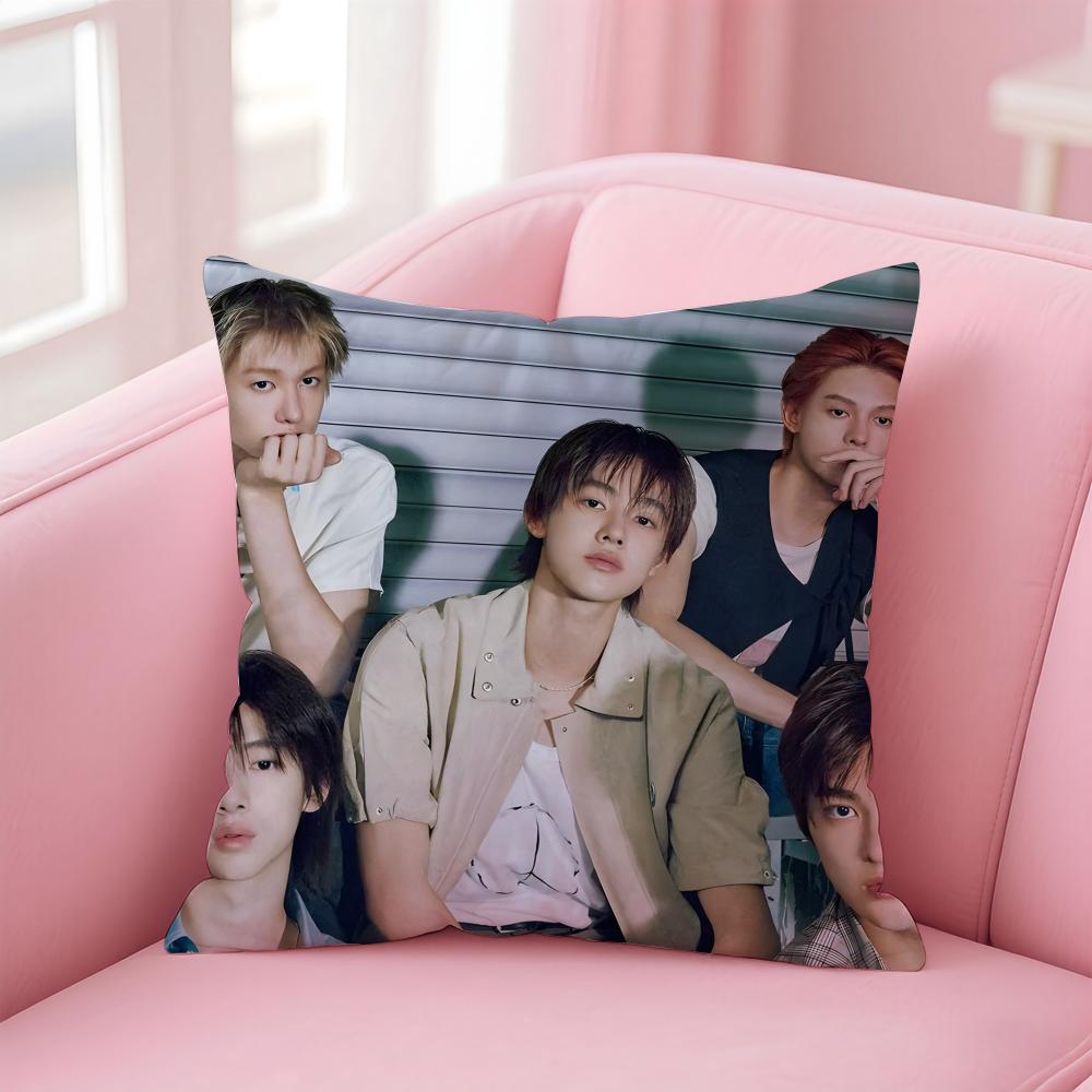 Korean Handsome Boy Group CCortis Cushion Cover Pillow Case Soft Skin Friendly Fabric  Concealed Zipper