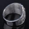 Retro Domineering Three-dimensional Bear Head Stainless Steel Ring Old Craftsmanship Men's Personality Trend Ring Decoration
