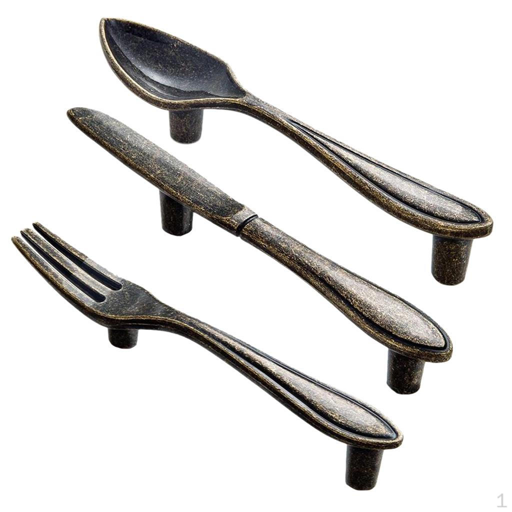 

3 Pieces Furniture Handles Cabinet Handle Drawer, Shape