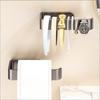 Self-Adhesive Towel Rack Wall Mounted Bathroom Items Bathroom Towels Holder Hanger Without Punching Toilet Paper Holder