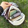 Schoolbag Lime Yellow Rope Bundle Bag Backpack College Student Light Oxygen Refreshing Sense Short-distance Carry-on Outdoor Travel Backpack