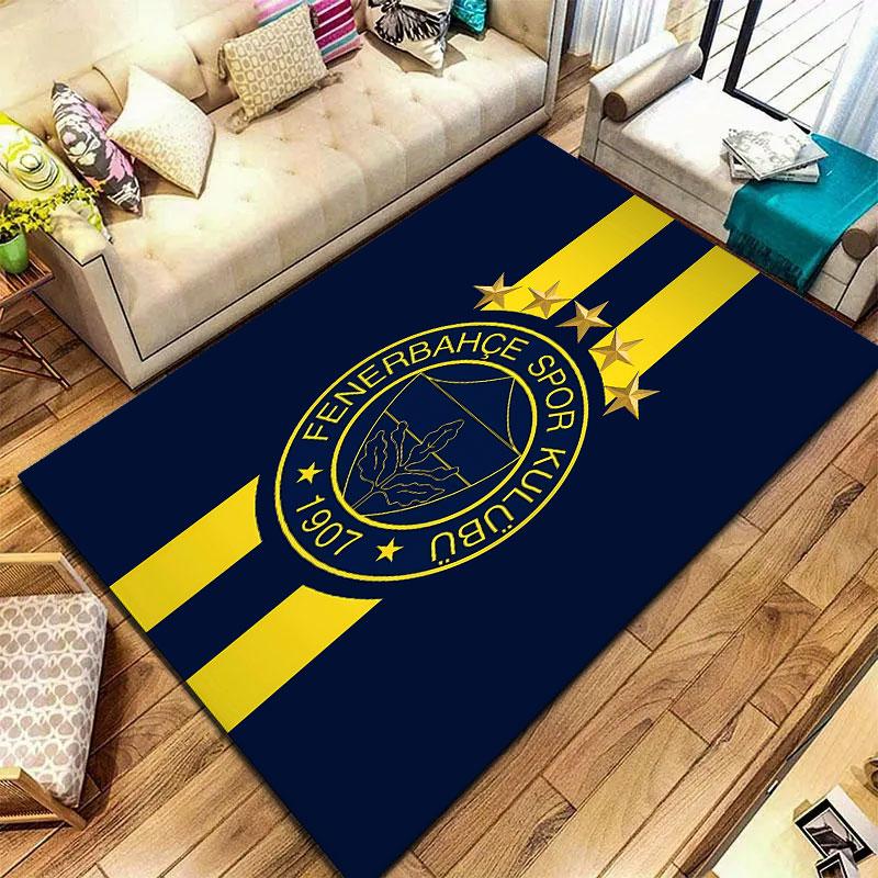 Fenerbahçe Sports Club Carpet Rug for Living Room Bedroom Home Sofa Decoration,Kids play Non-slip Floor Mat