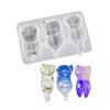 Pendant Molds Keychain Jewelry Mould Small Cat Shape Silicone Keychain Moulds Silicone Material DIY Hand-Making Tools