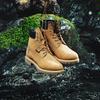 Timberland Prémiová série Vodotěsné Klasické žluté boty Krátké outdoorové boty Pánské boty Pšeničné TB010061W