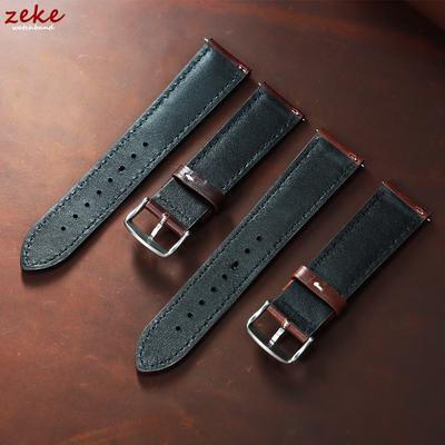 Schnellwechsel Retro Öl Wachs Rindsleder Uhrenarmband Weiches Kalbsleder Armband für Seiko für Rolex für Omega 18mm 20mm 22mm Armband