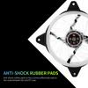 Computer Radiator RGB Fan 12cm RGB Case Cooling Fan Case Cooler Mute Cooling Fan with Non adjustable Colorful RGB Light