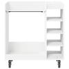 Golf Cabinet with Wheels Universal White 90 x 45 x 98 cm