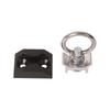 4Pack Round/Square Tie Down Anchor Point Kit Bolt on Track Fitting with Quick Release Compatible with Pickup Truck