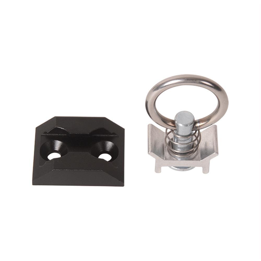 4Pack Round/Square Tie Down Anchor Point Kit Bolt on Track Fitting with Quick Release Compatible with Pickup Truck