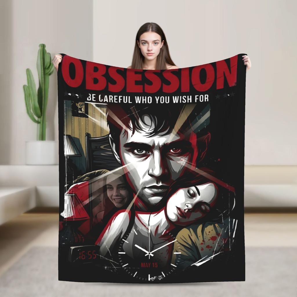 OBSESSION Nikki Horror MOVIE Blanket Flannel Textile Decor Multifunction Super Soft Throw Blankets for Home Bedroom Quilt