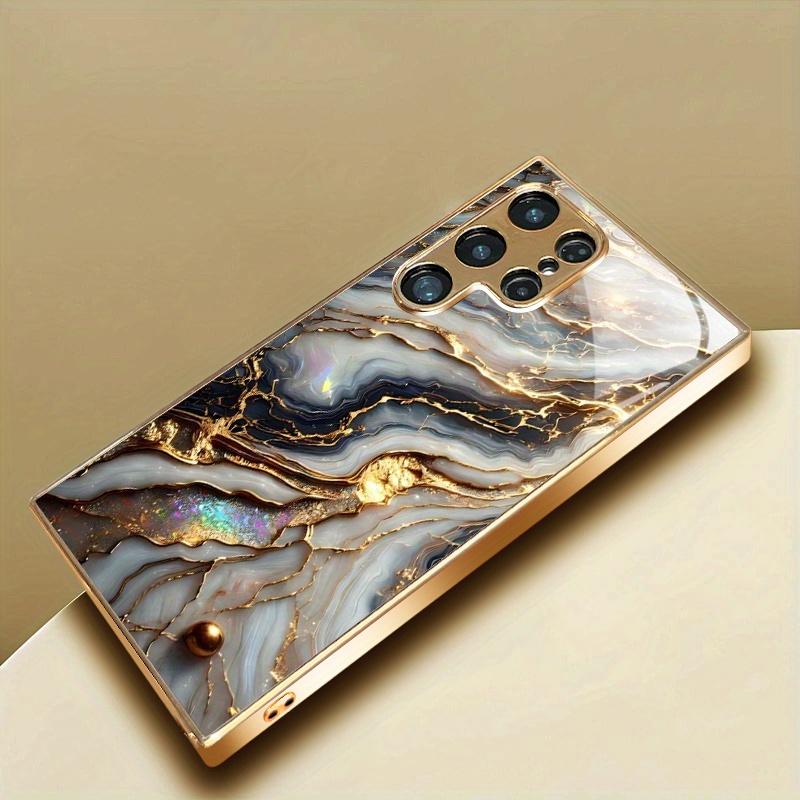 

Позолоченный гальванический чехол для телефона, подходит для Samsung Galaxy S26 Supreme, S25 Premium, версии S24, S23 и версии S22. For Galaxy S26 Plus